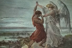 Jacob's Dream with Angel of God